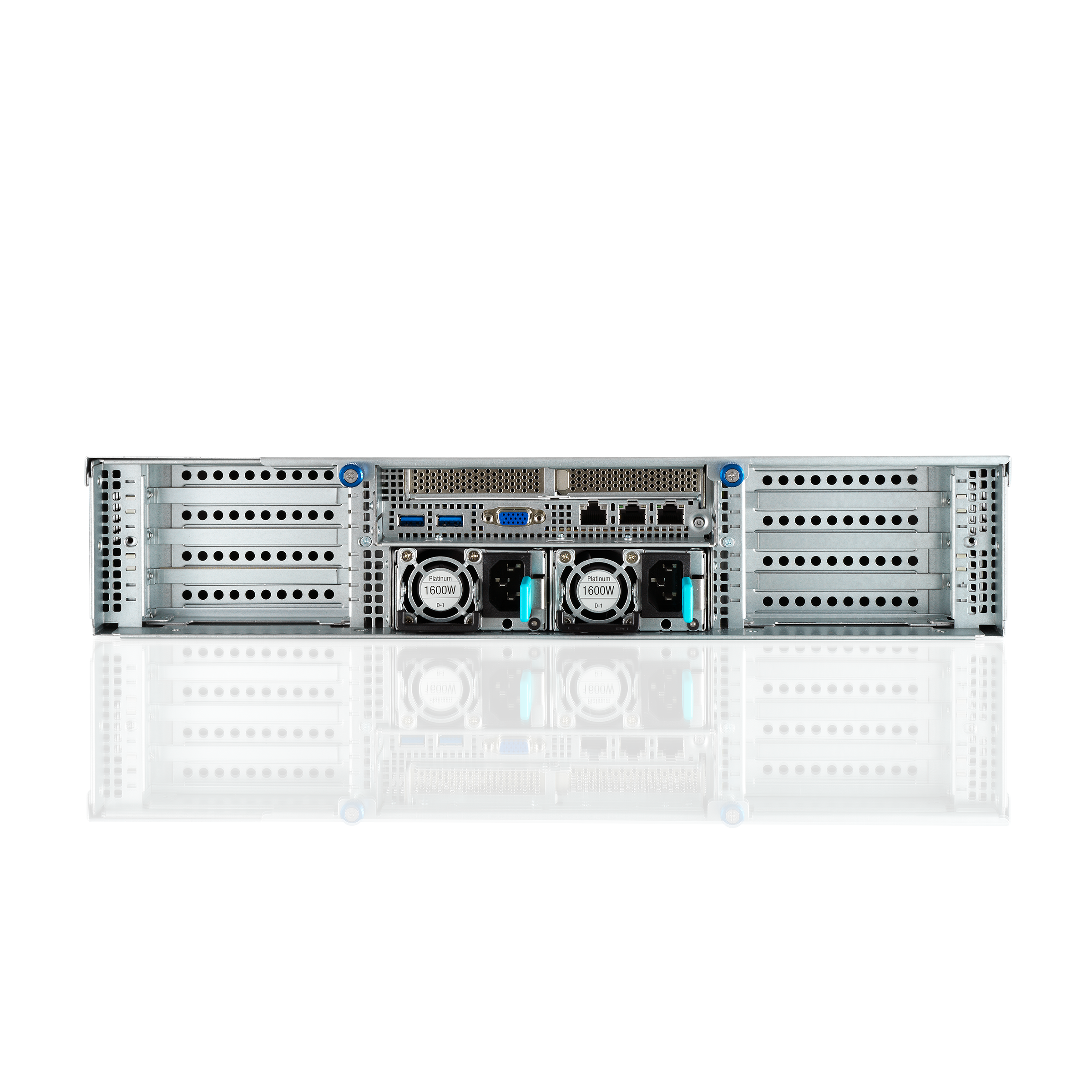 TR DC Rack 6000 2 — Tył — porty i zasilacze