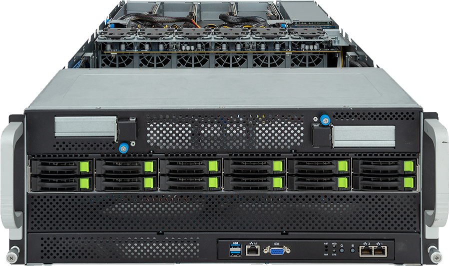TR DC Rack 6000 2 (1,5 TB) — Front — pokrywa zdjęta