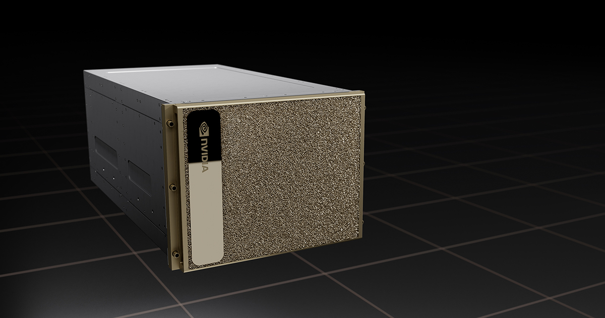 DGX H200 — Ujęcie 3/4 — oficjalny render NVIDIA