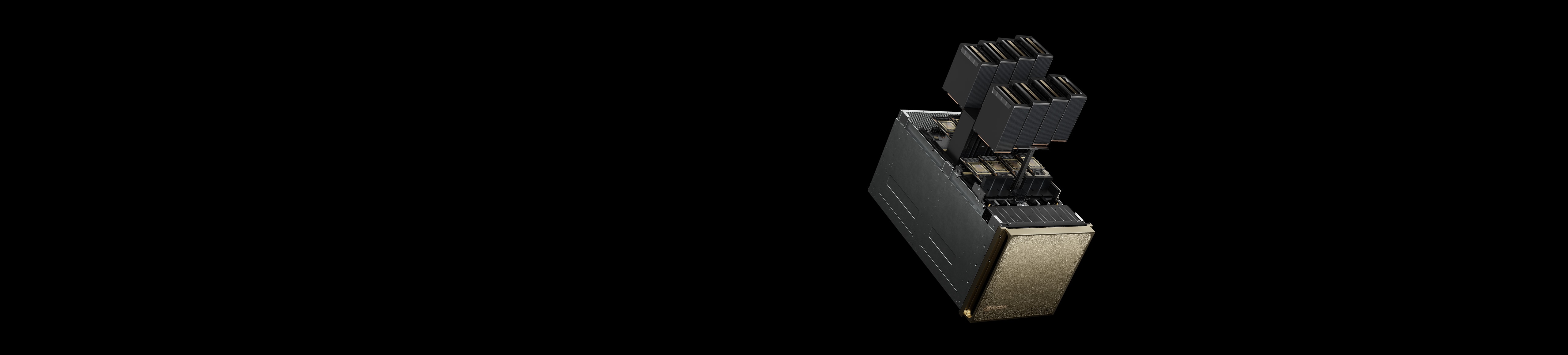 NVIDIA DGX B200 — oficjalny render 3/4 producenta