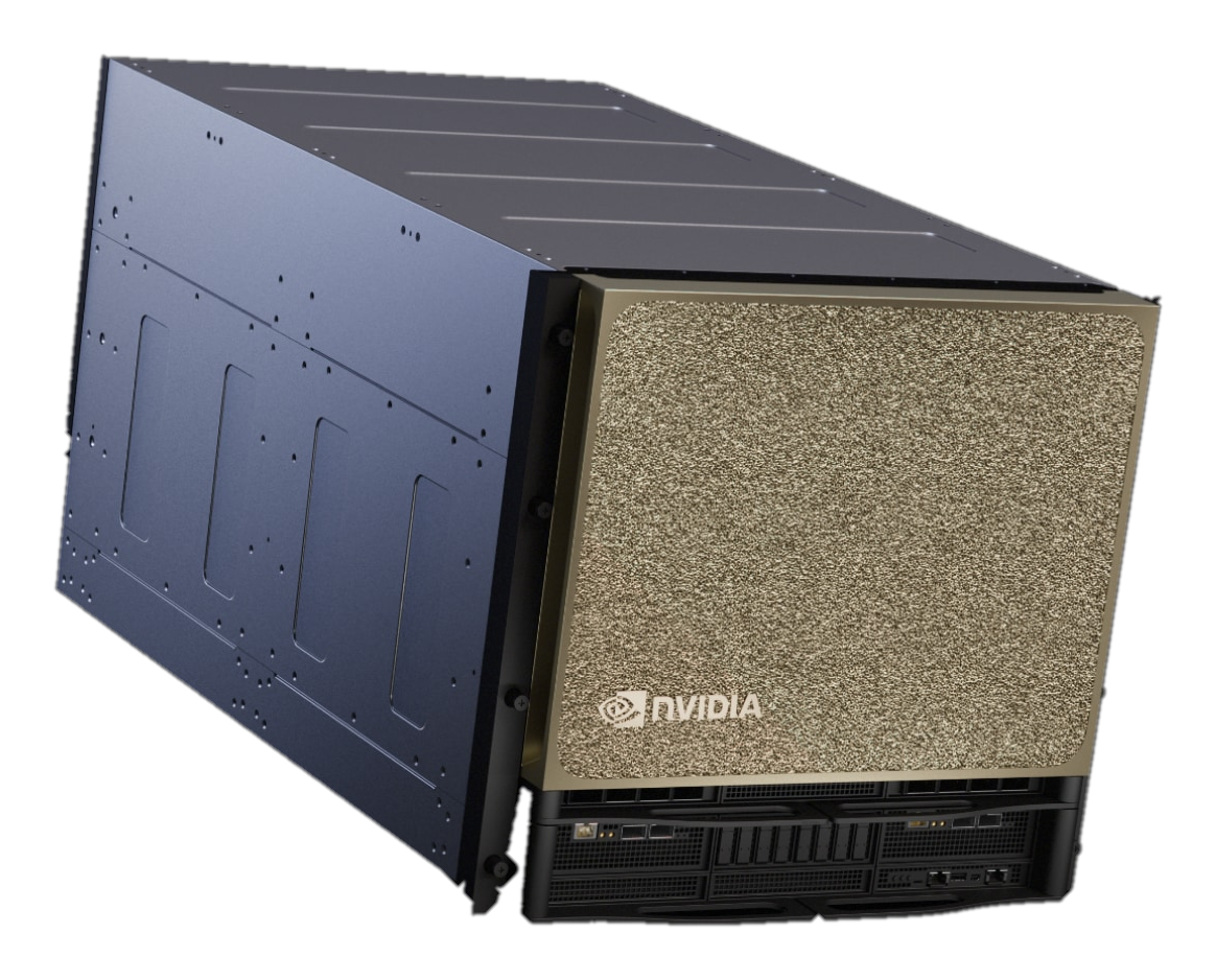DGX B300 — Ujęcie 3/4 — oficjalny render NVIDIA ze strony produktowej