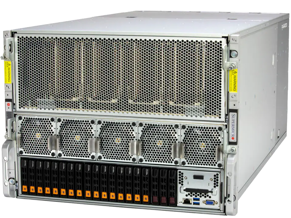 SYS-821GE-TNHR — Ujęcie 3/4 — główne zdjęcie produktowe producenta, bez opisów